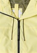Jacke mit Kapuze und Tunnelzug iced yellow
