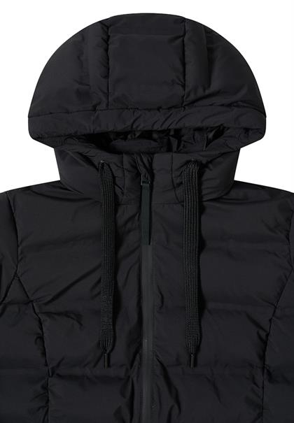 Jacke mit moderner Steppung black