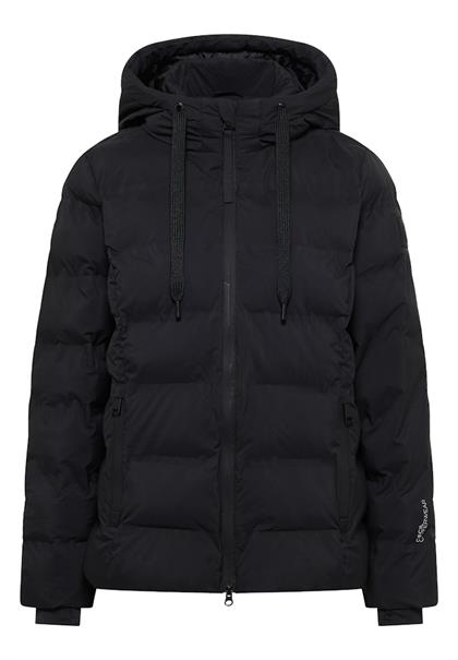 Jacke mit moderner Steppung black