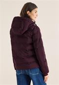 Jacke mit moderner Steppung dark plum