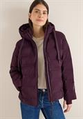 Jacke mit moderner Steppung dark plum