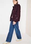 Jacke mit moderner Steppung dark plum