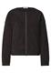 Jacke mit Rundhals in Cord-Optik black coffee