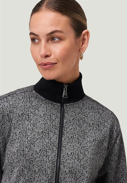 Jacke mit Stehkragen blackcream
