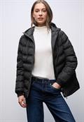 Jacke mit Steppmuster black