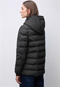 Jacke mit Steppmuster black