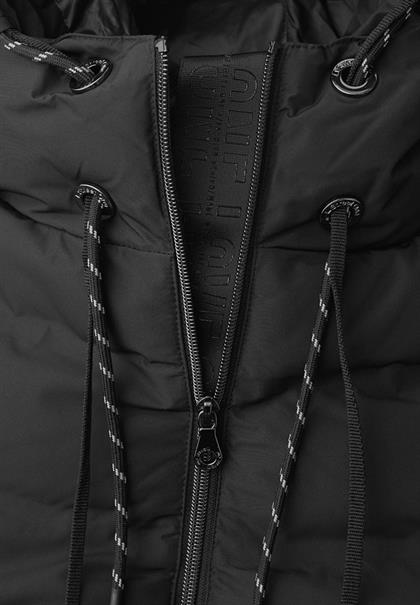 Jacke mit Steppmuster black