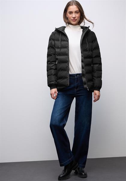 Jacke mit Steppmuster black