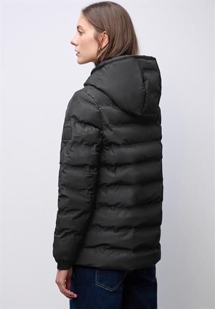 Jacke mit Steppmuster black