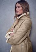 Jacke mit Teddy-Details reef sand