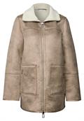 Jacke mit Teddy-Details reef sand