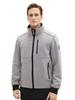 Jacke mit verdeckter Kapuze steel knitted structure