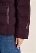 Jacke mit verklebten Nähten dark plum