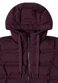 Jacke mit verklebten Nähten dark plum