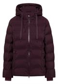 Jacke mit verklebten Nähten dark plum