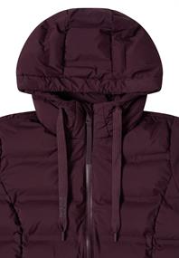 Jacke mit verklebten Nähten dark plum