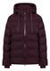 Jacke mit verklebten Nähten dark plum