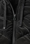 Jacke mit Wellen-Steppung black