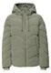Jacke mit Wellen-Steppung lichen green