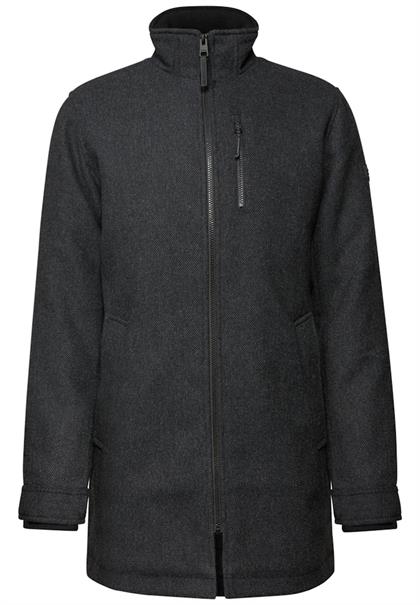 Jacke mit Wollanteil dark anthracite melange