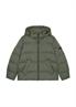 Jacket, puffer, short, det. hood, welt pockets copley brown