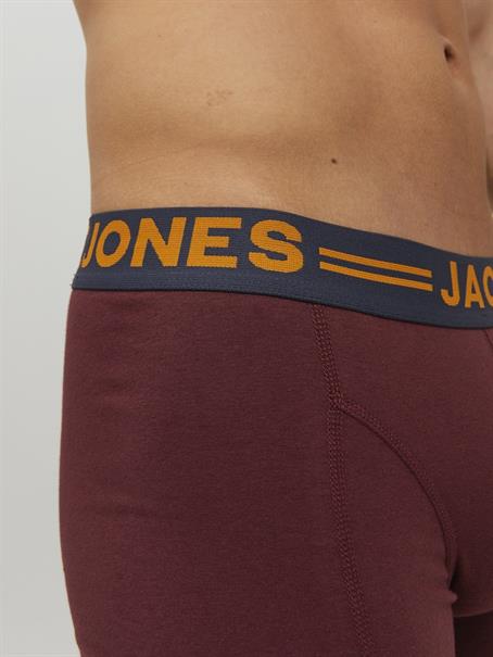 JACLICHFIELD TRUNKS 3 PACK NOOS burgundy