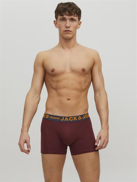 JACLICHFIELD TRUNKS 3 PACK NOOS burgundy