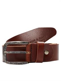 JACPAUL LEATHER BELT NOOS black coffee