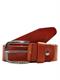 JACPAUL LEATHER BELT NOOS mocha bisque