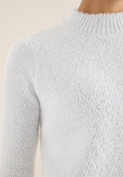 Jacquard Pullover luna grey melange