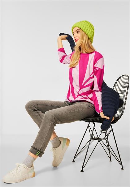 Jacquard Shirt powerful pink