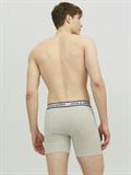 JACSOLID BOXER BRIEFS 3 PACK NOOS light grey melange