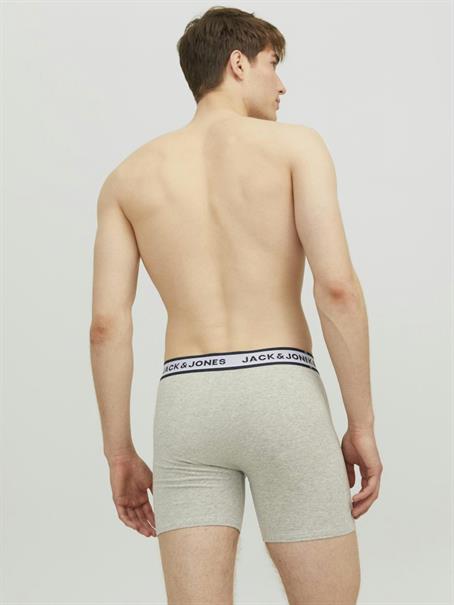 JACSOLID BOXER BRIEFS 3 PACK NOOS light grey melange