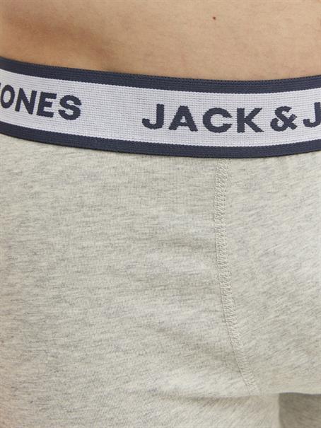 JACSOLID BOXER BRIEFS 3 PACK NOOS light grey melange
