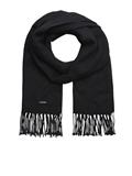 JACSOLID WOVEN SCARF NOOS black