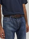 JACVICTOR LEATHER BELT NOOS black coffee