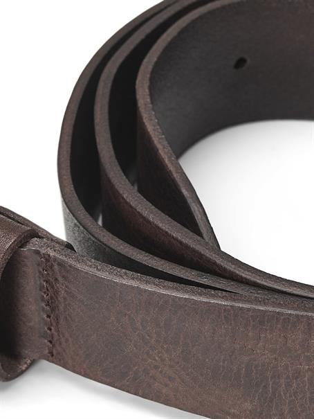 JACVICTOR LEATHER BELT NOOS black coffee