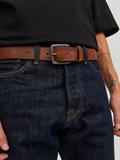 JACVICTOR LEATHER BELT NOOS mocha bisque