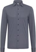 Japanese Knitted Jersey Langarm dunkelblau