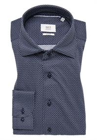 Japanese Knitted Jersey Langarm dunkelblau