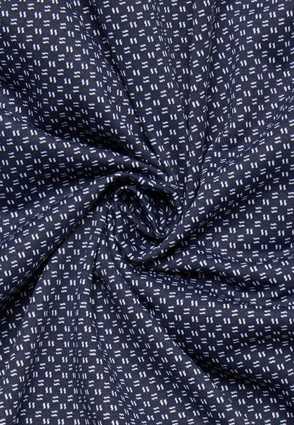 Japanese Knitted Jersey Langarm dunkelblau