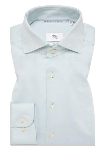 Japanese Knitted Single-Jersey Langarm grün