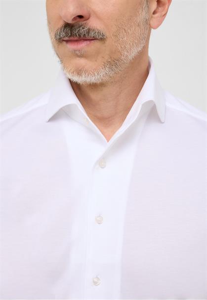 Japanese Knitted Single-Jersey Langarm weiß