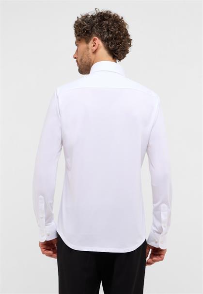 Japanese Knitted Single-Jersey Langarm weiß