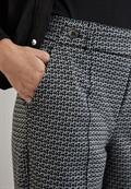 Jaquard-Hose black