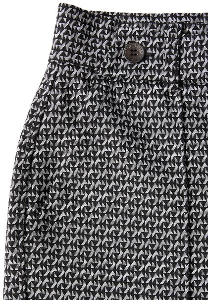 Jaquard-Hose black