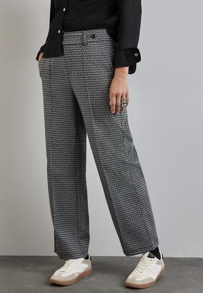 Jaquard-Hose black