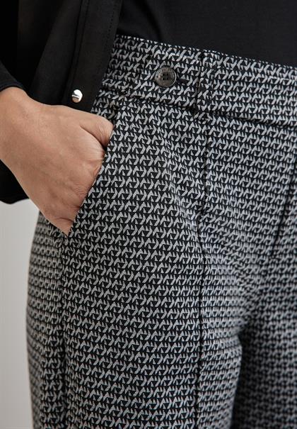 Jaquard-Hose black