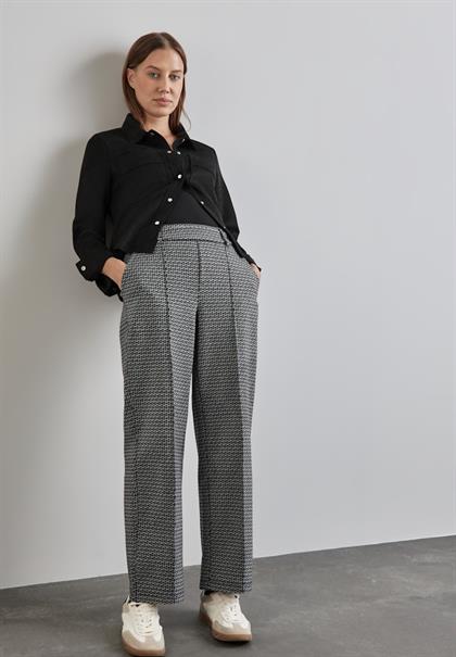 Jaquard-Hose black