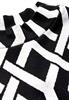 Jaquard-Kleid black